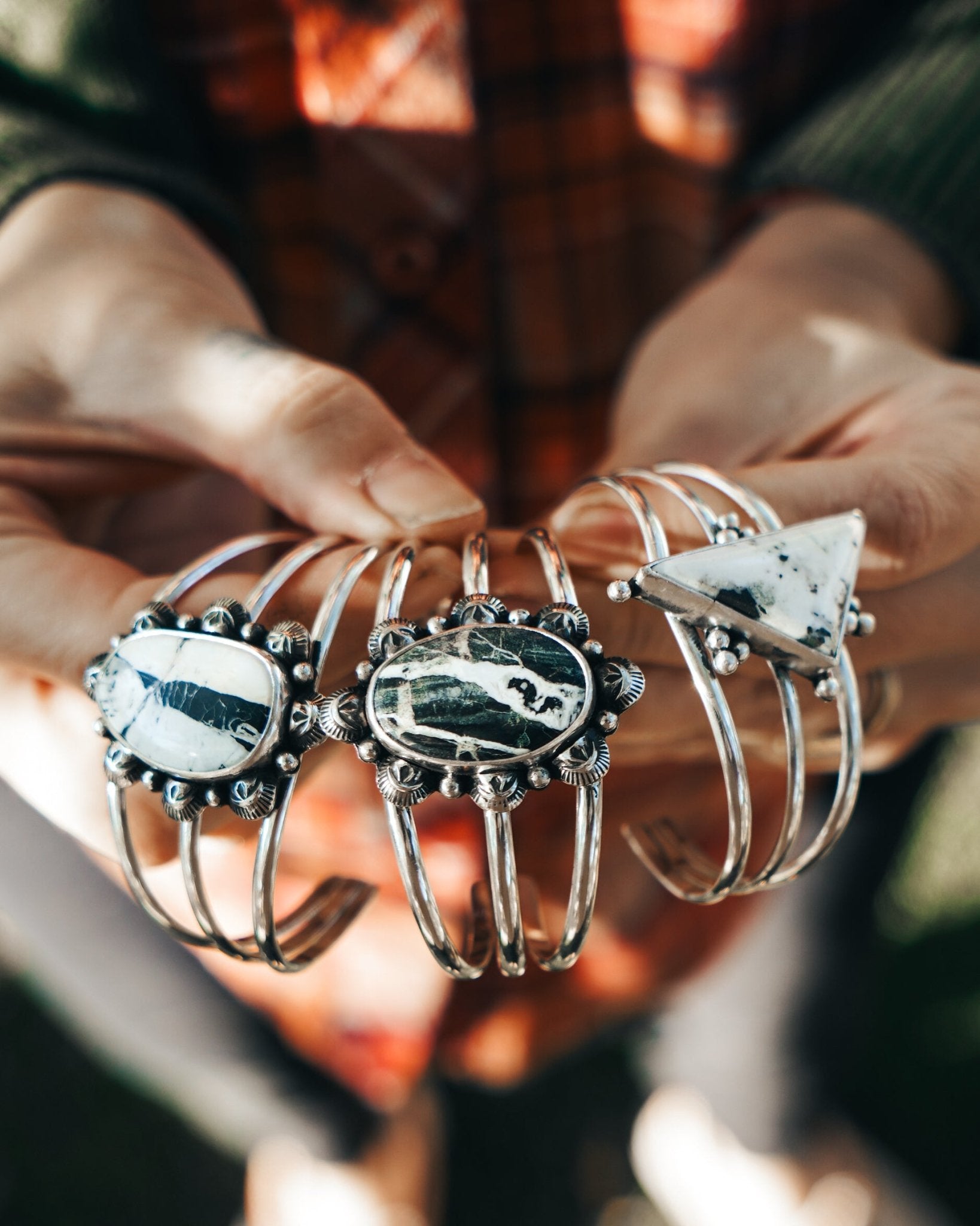 White Buffalo Cuff - Golden Road Crafted