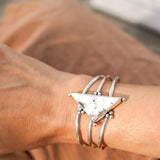 White Buffalo Cuff - Golden Road Crafted