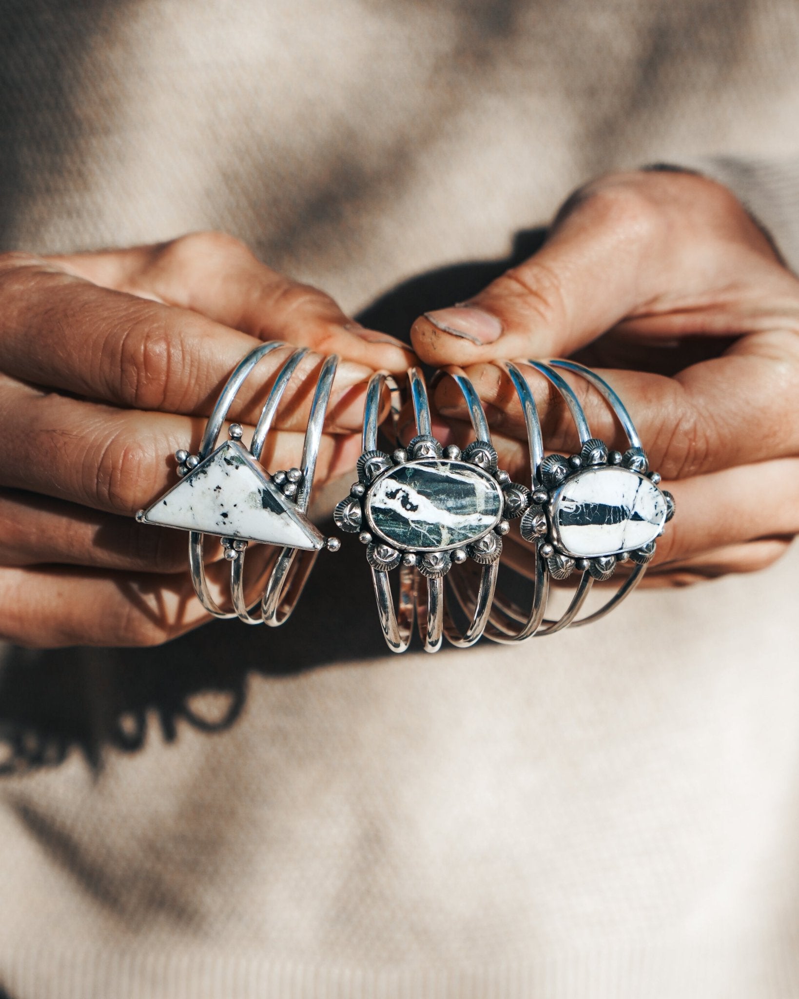 White Buffalo Cuff - Golden Road Crafted