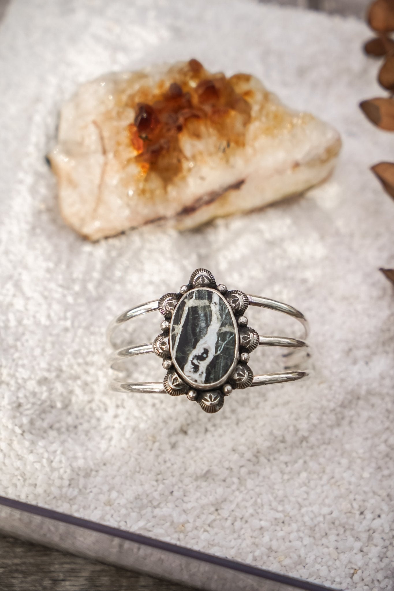 White Buffalo Cuff - Golden Road Crafted