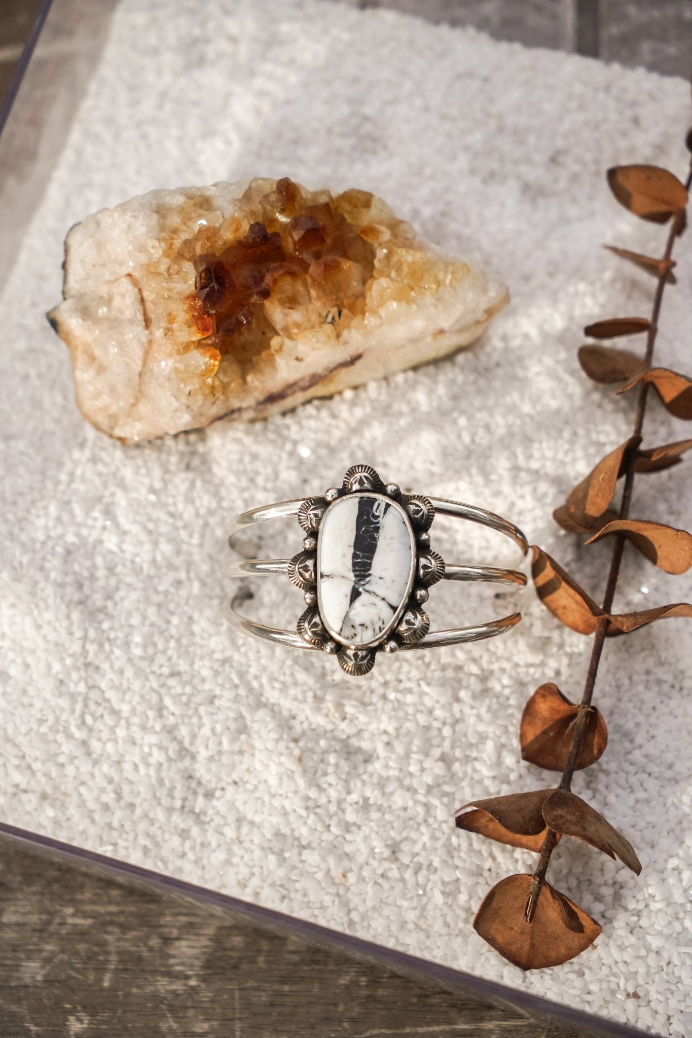 White Buffalo Cuff - Golden Road Crafted