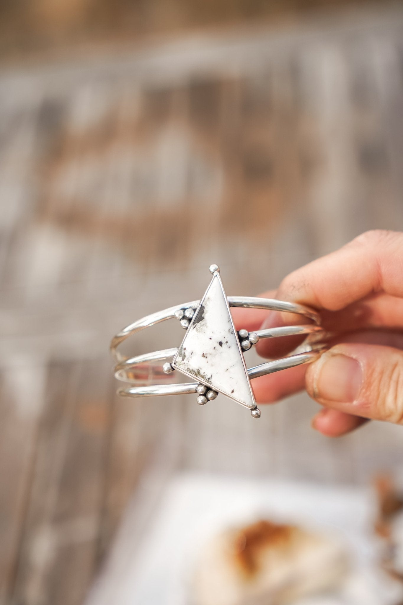 White Buffalo Cuff - Golden Road Crafted