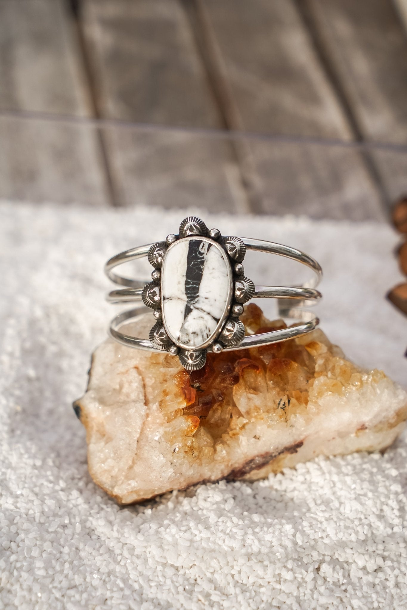 White Buffalo Cuff - Golden Road Crafted