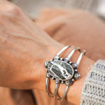 White Buffalo Cuff - Golden Road Crafted