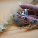 White Buffalo Ring (Size 6.25) - Golden Road Crafted