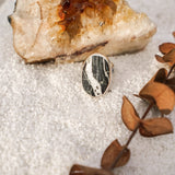 White Buffalo Ring (Size 7) - Golden Road Crafted