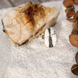 White Buffalo Ring (Size 7) - Golden Road Crafted