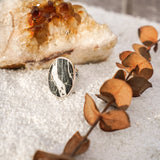 White Buffalo Ring (Size 7) - Golden Road Crafted