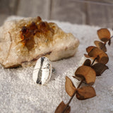 White Buffalo Ring (Size 7) - Golden Road Crafted