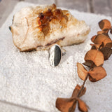 White Buffalo Ring (Size 7.5) - Golden Road Crafted