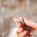 White Buffalo Ring (Size 7.5) - Golden Road Crafted