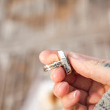 White Buffalo Ring (Size 7.5) - Golden Road Crafted