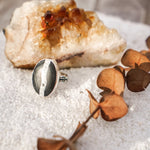 White Buffalo Ring (Size 9) - Golden Road Crafted