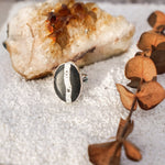 White Buffalo Ring (Size 9) - Golden Road Crafted