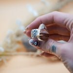 Wide - Band Traveler Ring in Jasper (Size 7.75) - Golden Road Crafted