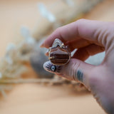 Wide - Band Traveler Ring in Jasper (Size 7.75) - Golden Road Crafted