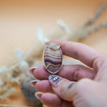 Wide - Band Traveler Ring in Jasper (Size 8.5) - Golden Road Crafted