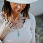 Wilding Bolo in Royston Turquoise - Golden Road Crafted