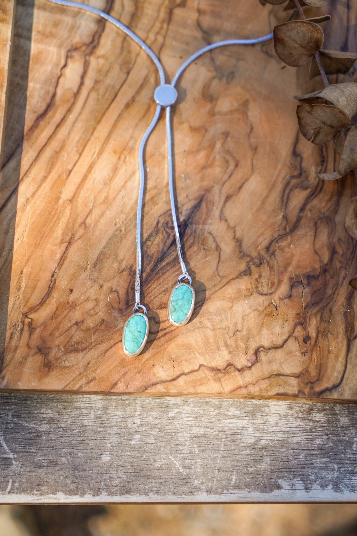Wilding Bolo in Royston Turquoise - Golden Road Crafted