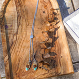 Wilding Bolo in Royston Turquoise - Golden Road Crafted