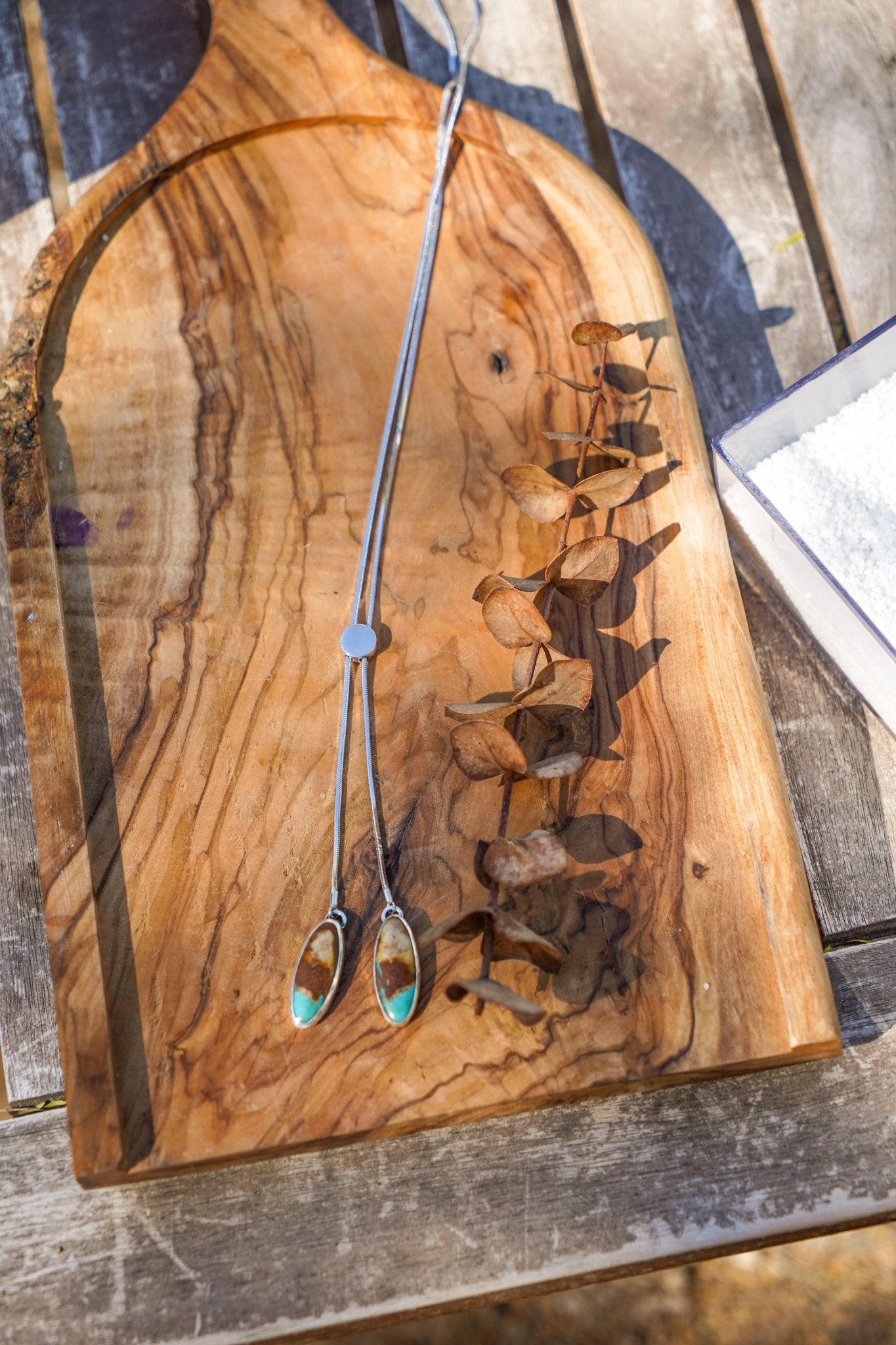 Wilding Bolo in Royston Turquoise - Golden Road Crafted