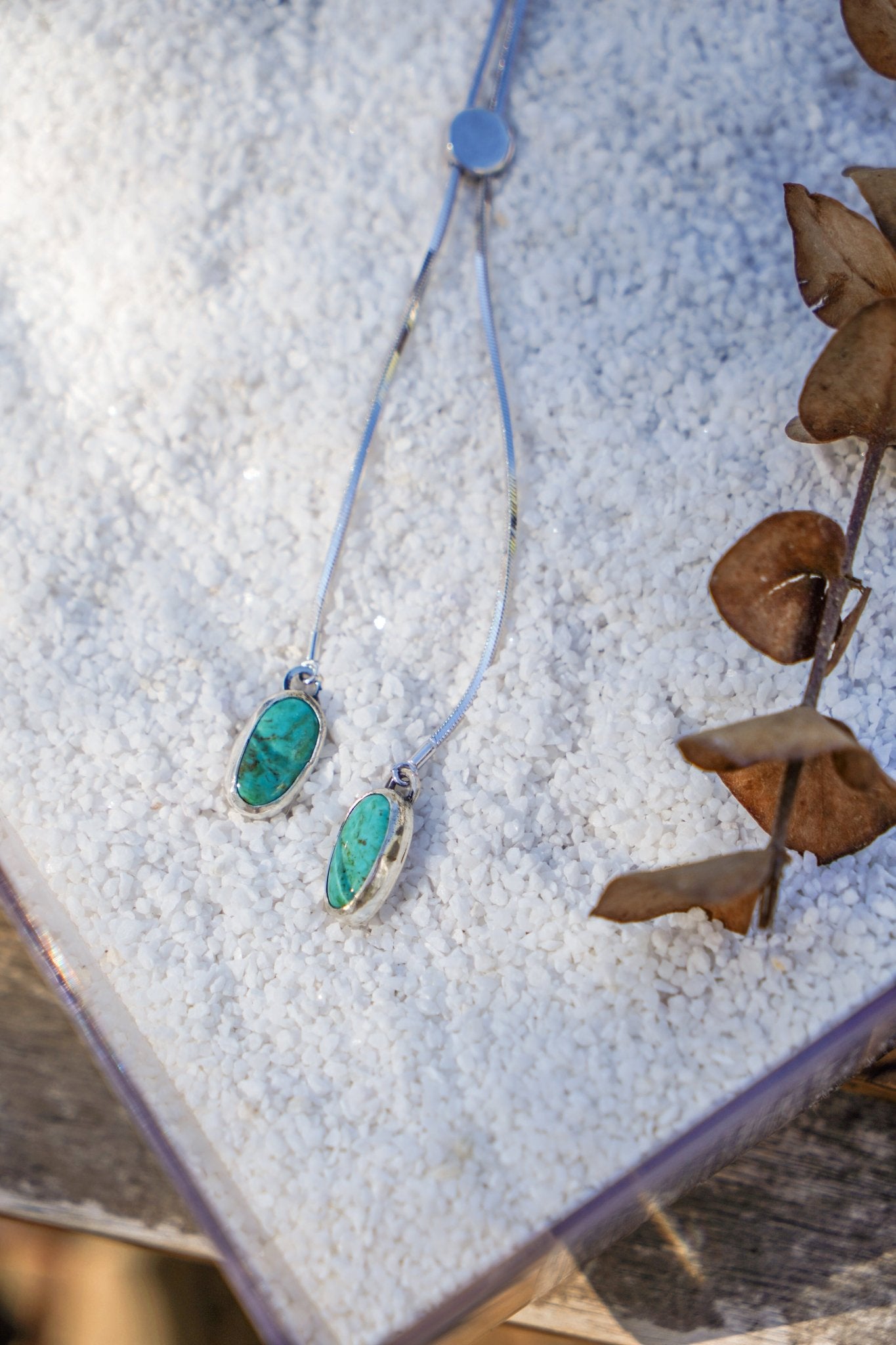 Wilding Bolo in Royston Turquoise - Golden Road Crafted