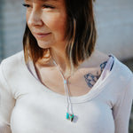 Wilding Bolo in Royston Turquoise - Golden Road Crafted