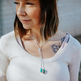 Wilding Bolo in Royston Turquoise - Golden Road Crafted