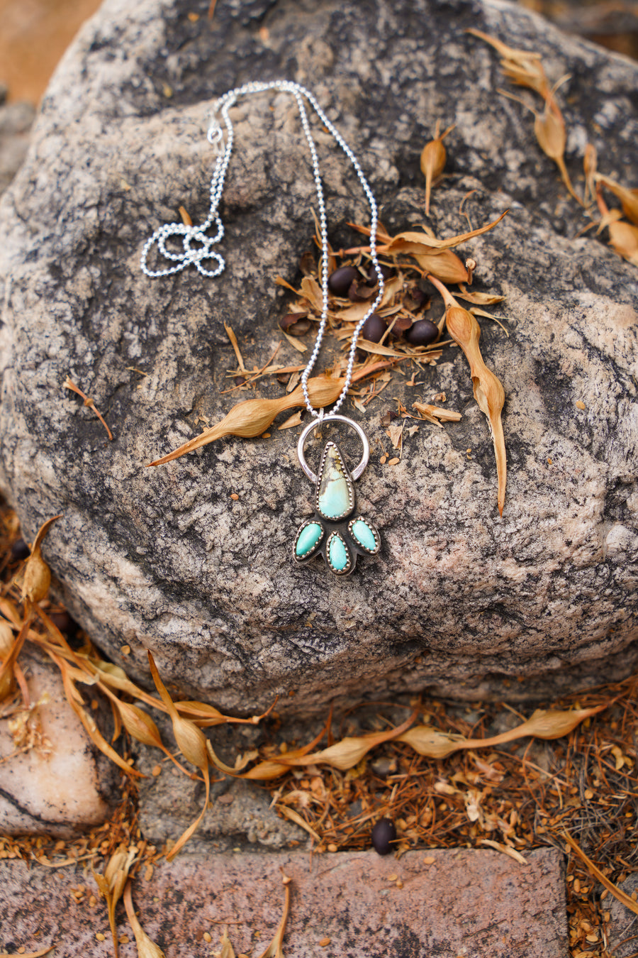 Treasure Mountain and Carico Lake Turquoise Necklace