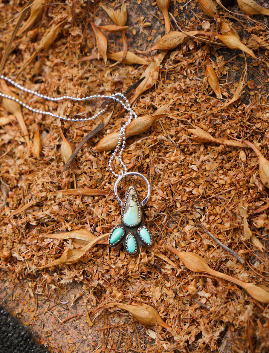 Treasure Mountain and Carico Lake Turquoise Necklace