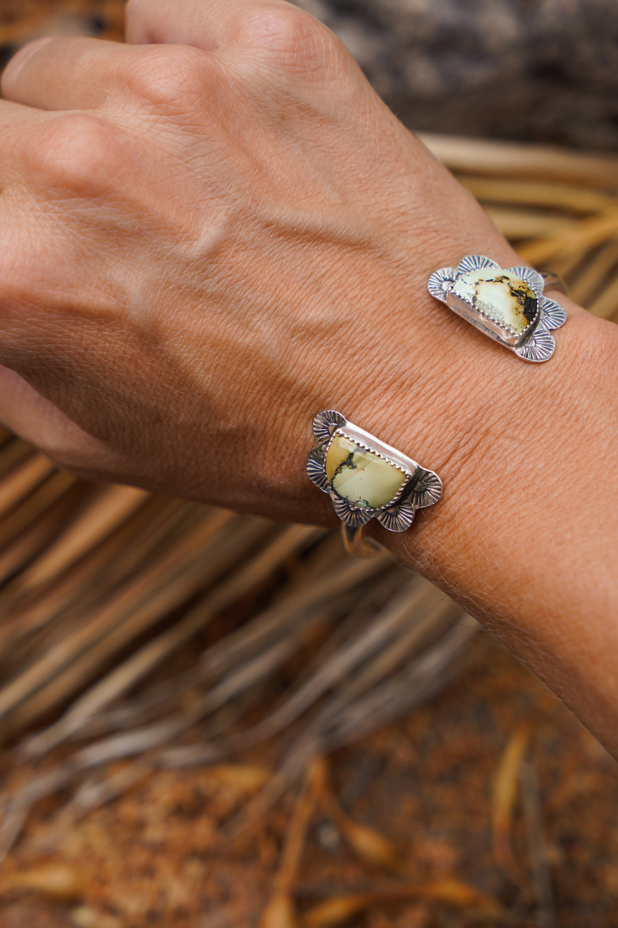 The Canyon Wrap Cuff in Treasure Mountain Turquoise