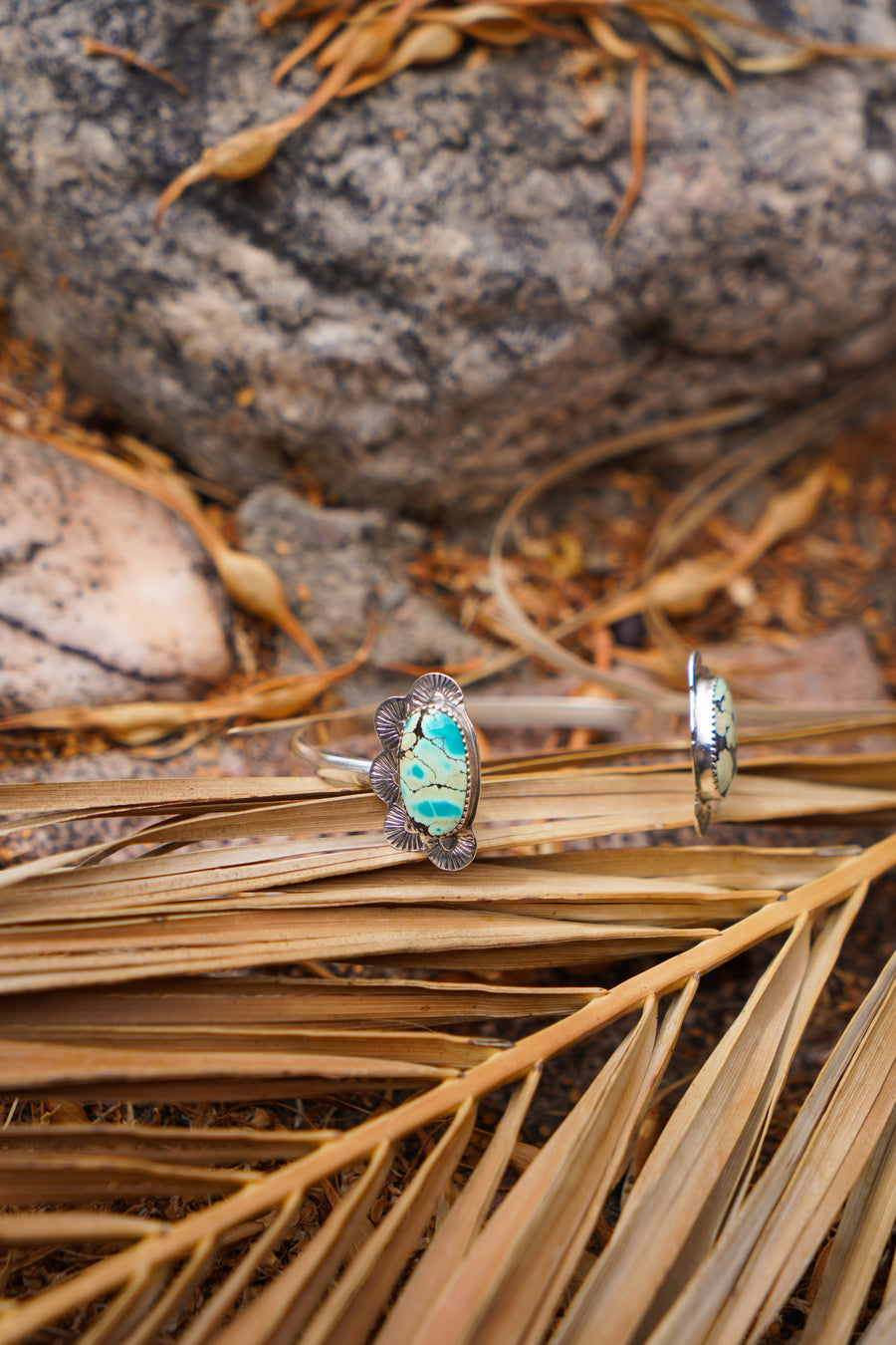The Canyon Wrap Cuff in Giraffe Turquoise