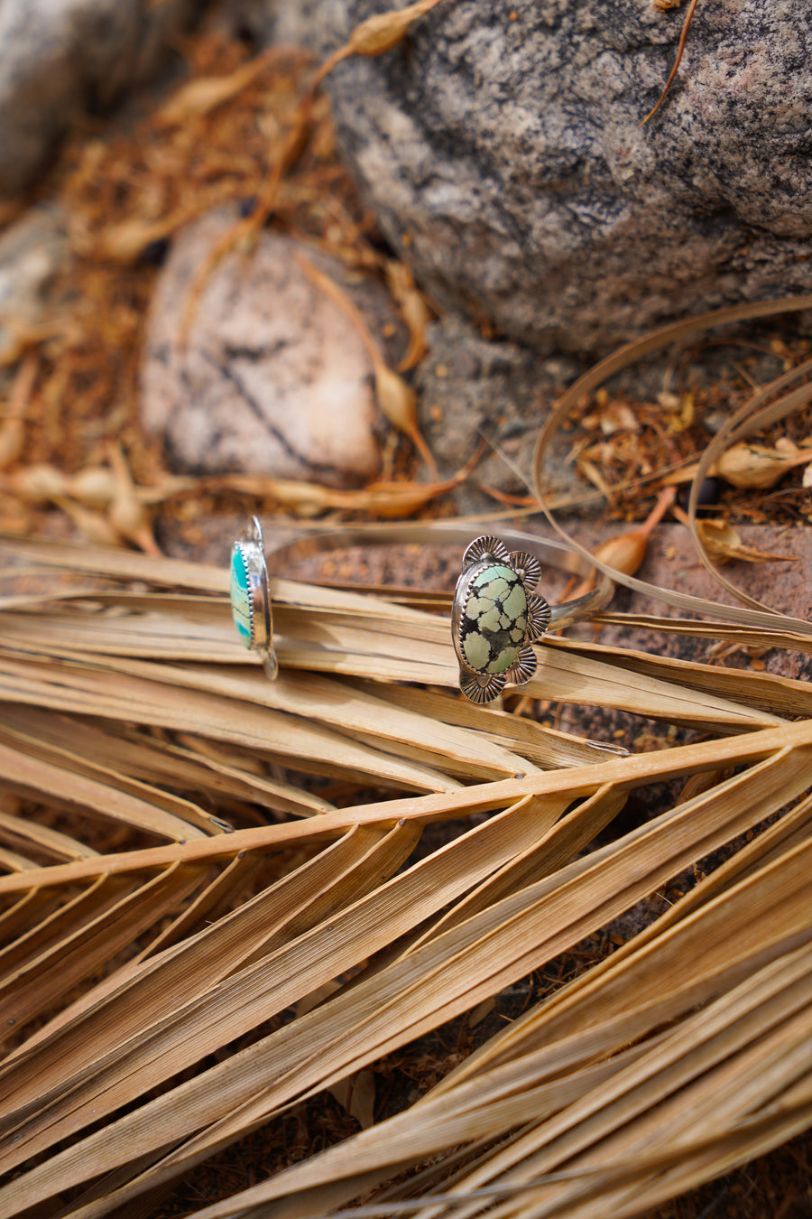 The Canyon Wrap Cuff in Giraffe Turquoise