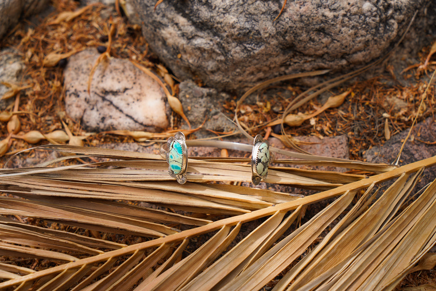 The Canyon Wrap Cuff in Giraffe Turquoise