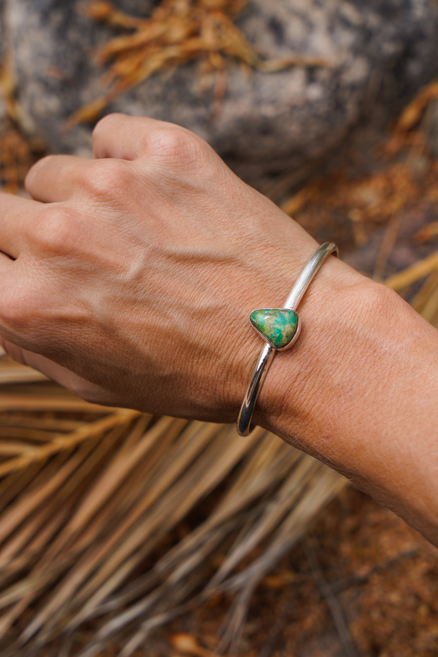 Stacking Cuff with Sonoran Gold Turquoise