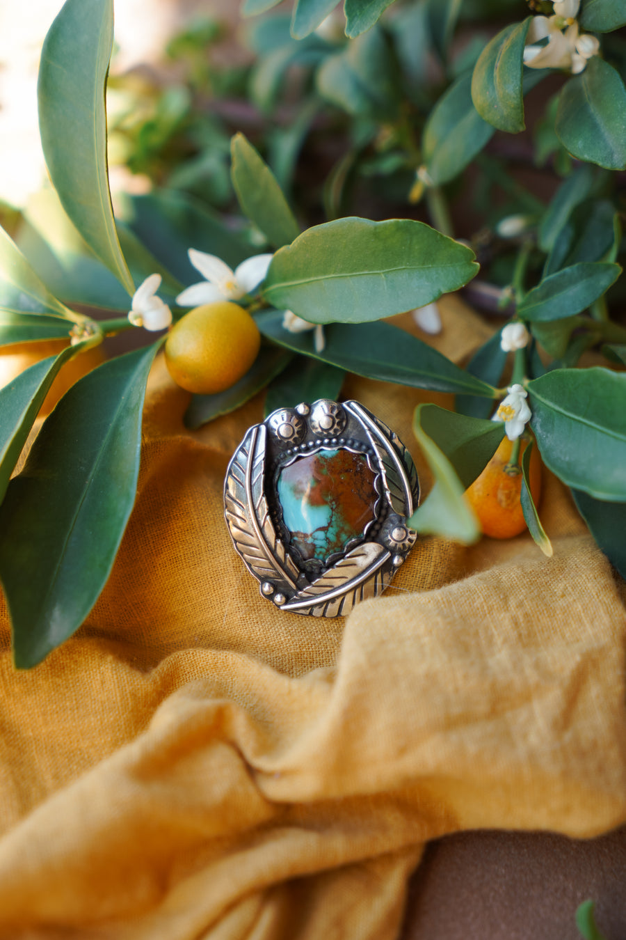 Leaf Statement Ring (size 6.25)