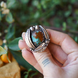 Leaf Statement Ring (size 6.25)