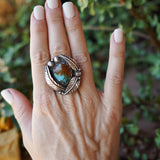 Leaf Statement Ring (size 6.25)