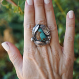 Leaf Statement Ring (size 7)