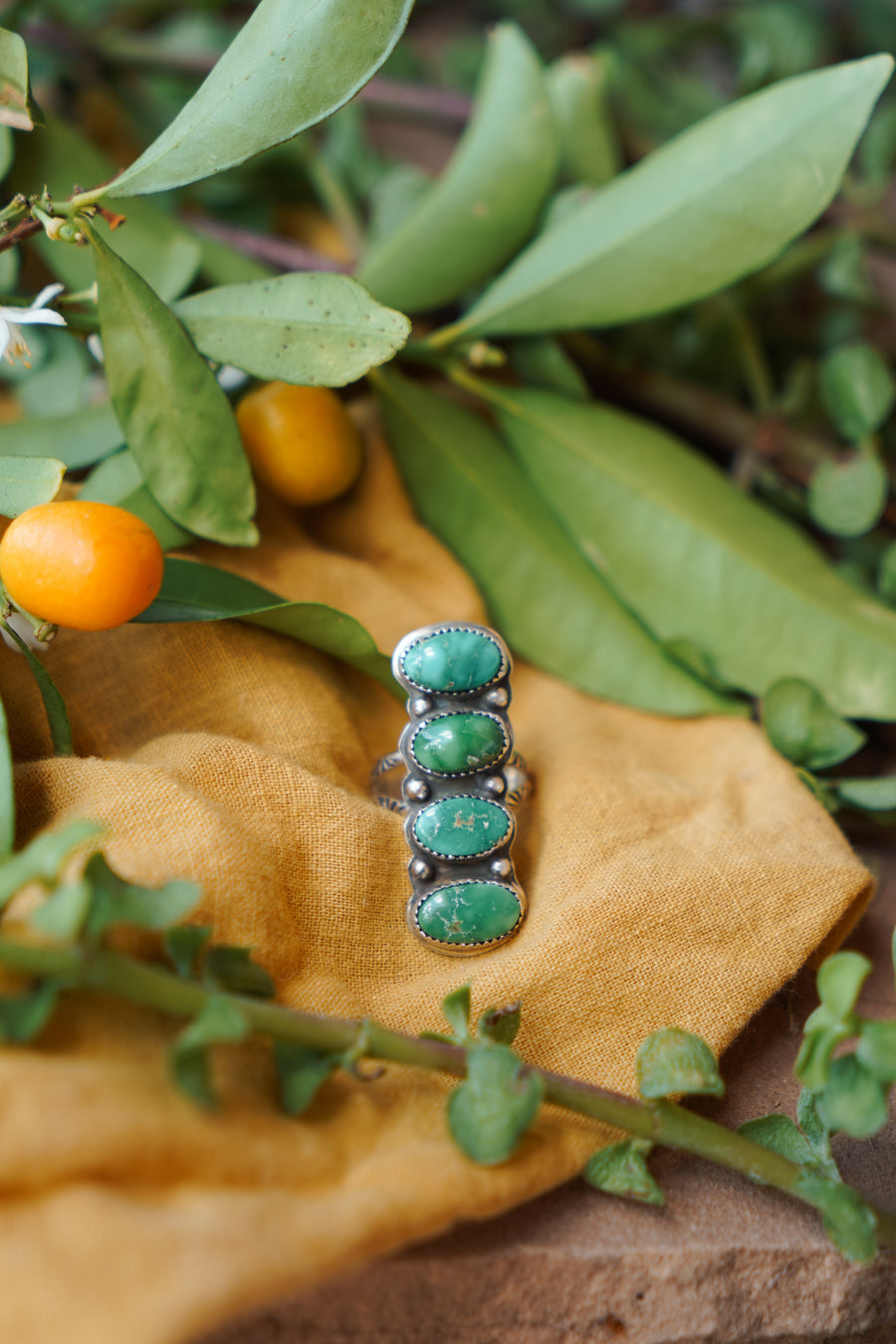 The Cairn Ring with Emerald Valley (size 7)