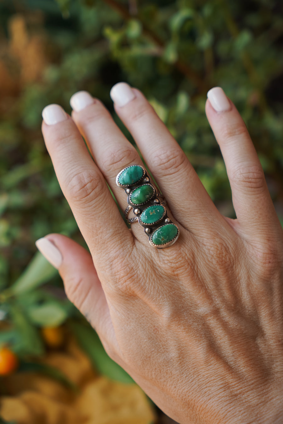 The Cairn Ring with Emerald Valley (size 7)