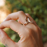 The Healer Gold Leaf Stacker Set (size 6.5)
