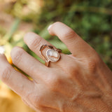 The Healer Gold Leaf Stacker Set (size 7)