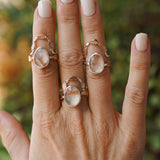 The Healer Gold Leaf Stacker Set (size 7)