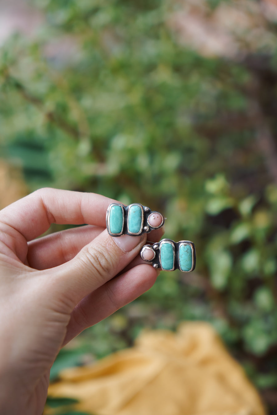 Carico Lake and Pink Opal Ear Crawlers