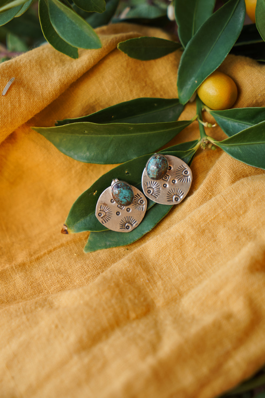 3-in-1 Atlas Earrings with Amber