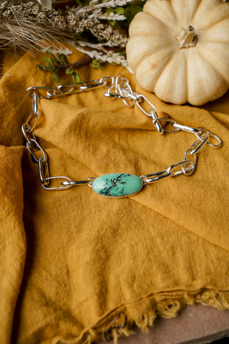 The Daydreamer Choker in Yungai Turquoise