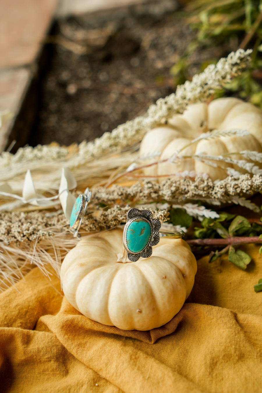 Canyon Wrap Cuff in Tyrone Turquoise