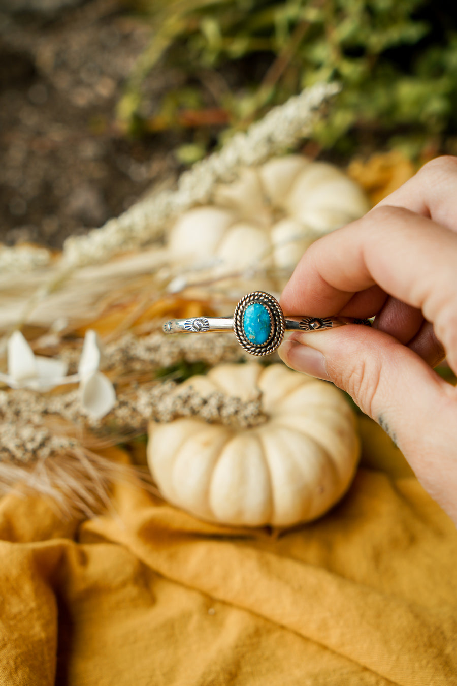 Stacking Cuff in Blue Ridge Turquoise