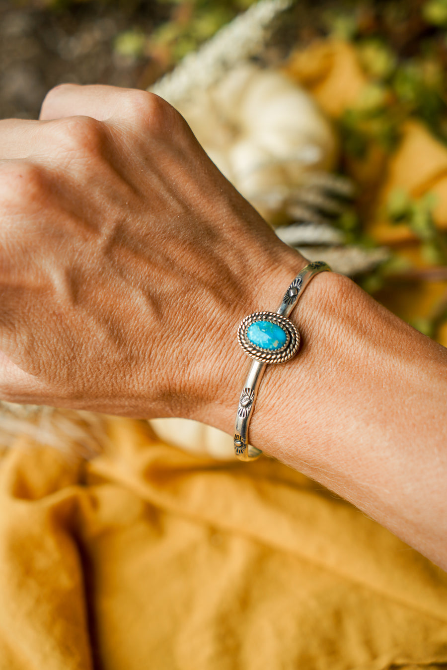 Stacking Cuff in Blue Ridge Turquoise